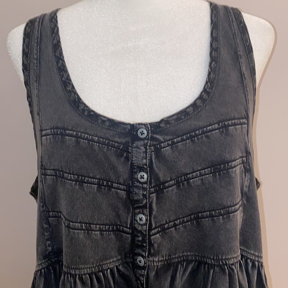 Free People Brooke Tunic - Washed Black - Picture 2 of 13